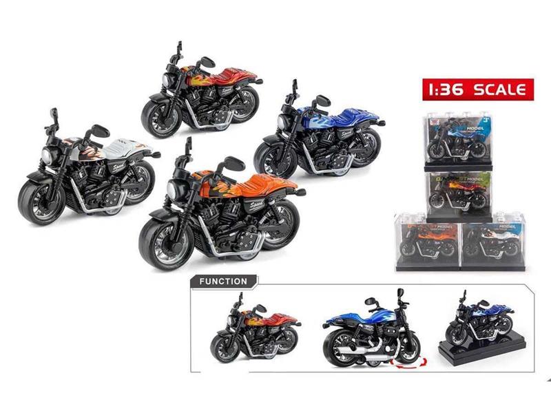 1:36 METAL PULLBACK MOTORCYCLE 